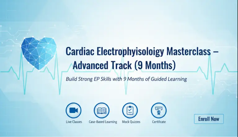 Cardiac Electrophysiology Masterclass – Advanced Clinical Practice (9 Months)